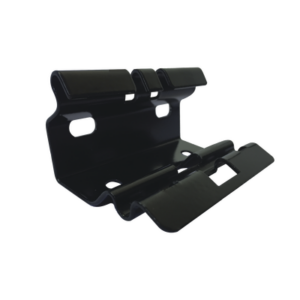 Mini clip automático con baño de pintura epóxica en color NEGRO, para unir tramos de charola