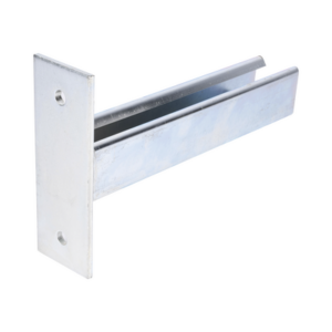 Ménsula Unicanal, 150mm, con acabado Electro Zinc