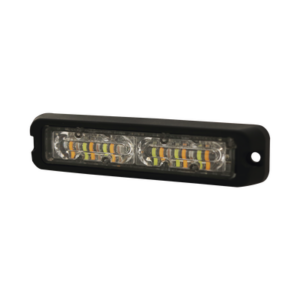 Luz Perimetral de advertencia de 18 LEDs en color rojo/azul/claro reflector interno TIR (tecnología óptica lineal)