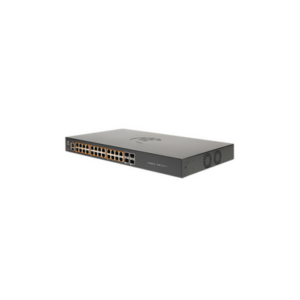 Switch cnMatrix EX1028 de 24 puertos PoE 802.3af/at, 200 W, Gigabit Ethernet y 4 SFP, Capa 2, gestión en la nube