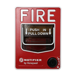 Estación Manual de Emergencia Convencional de Doble Acción Para Exterior en Inglés / Incluye Caja de Montaje SBI/O