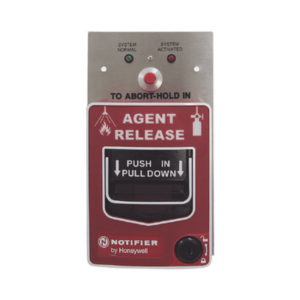 Estación de Liberación de Agente de Doble Acción y Botón de Aborto Convencional / Bloqueo con Llave / Para uso con Paneles de Extinción