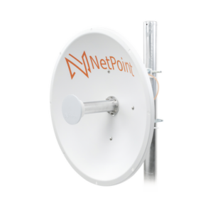 Antena Direccional / 2 ft / 4.9-6.4 GHz / Ganancia 30 dBi / SLANT de 45 ° y 90 ° / Conector N-Macho / Montaje y jumpers incluidos.