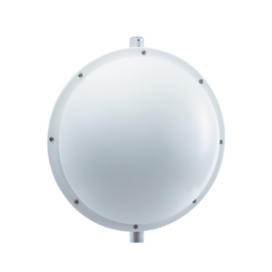 Antena de uso rudo para zona salinas / 2 ft / 4.9-6.2 GHz / Ganancia 30 dBi / SLANT de 45 ° y 90 ° / Incluye radomo, jumper y montaje.