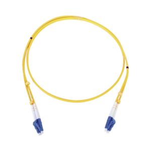 Jumper de Fibra Óptica Duplex, Monomodo, con Conectores LC/UPC-LC/UPC, 1 metro
