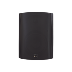 Altavoz de 2 vías para exteriores de 70V / 100V, woofer de 6.5 in, tweeter de cúpula suave de seda de 1in, negro.