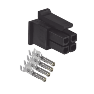 ENCHUFE DE 4 PINES CON TERMINALES DE CONTACTO