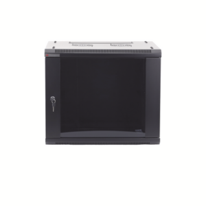 Gabinete PRECISION, Con Puerta de Cristal Templado, de 19in, 9UR, 450mm de Profundidad, Color Negro