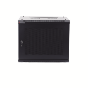 Gabinetes PRECISION, Con Puerta Perforada, de 19in, 9UR, 450mm de Profundidad, Color Negro