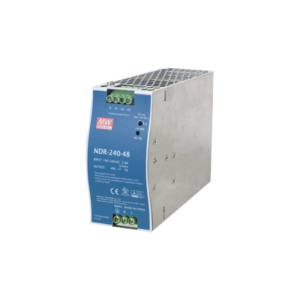 Fuente de poder industrial 48VCD 240W para montaje en riel DIN