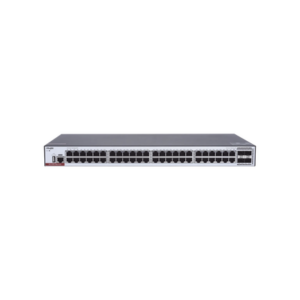 Switch Administrable Capa 3 PoE con 48 puertos Gigabit 802.3af/at + 4 SFP+ para fibra 10Gb, hasta 405 watts, gestión gratuita desde la nube.