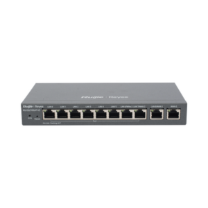 Gateway PoE para 200 usuarios, 10 puertos, 600Mbps, hasta 2 servicios WAN, portal cautivo, bloqueo de aplicaciones, tuneles virtuales