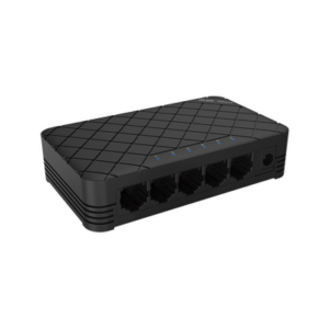 Switch no Administrable con Carcasa de Plástico de 5 Puertos 10/100/1000 Mbps