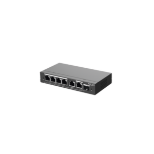 Switch Administrable, 6 Puertos Gigabit, 4 Puertos PoE+ 802.3af/at Gigabit, 1 Puerto Gigabit Uplink, 1 Puerto Combo SFP Uplink, Gestión Gratuita desde la Nube, 54W