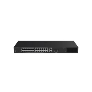 Switch PoE inteligente gestionado desde la nube, con 28 puertos Gigabit