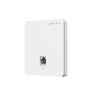 Punto de Acceso para pared, 802.11ac Wave 2, MIMO 2X2, 1.2 Gbps, puerto adicional frontal 10/100 ideal para habitaciones