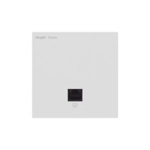 Punto de acceso Wi-Fi 6 de pared para interior 360°, doble banda, 2976 Mbps, 2 puertos GE, hasta 512 usuarios, portal cautivo standalone, compatible con reyee mesh, diseño ultra delgado 86mm