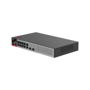 Switch Administrable L2+ con 10 puertos Gigabit (1-8 PoE+), 2 SFP para fibra 1Gb / 2.5 Gb , gestión gratuita desde la nube, 125w