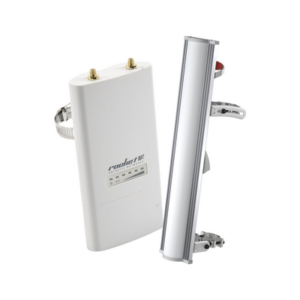 Radio Estación hasta 150 Mbps, 2 Ghz (2402-2462 mhz) y Antena sectorial de 100°, (2400 - 2484 MHz) de 14 dBi