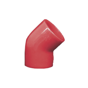 Codo de 45 Grados para uso en Tubería de Detección de Humo pora Aspiración, Paquete 10 piezas