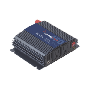 Inversor de Corriente (CD-CA). Potencia Nominal 450 W, Ent:12Vcd, Sal: 115Vca 60 Hz