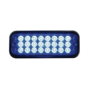 LUZ DE MONTAJE EN SUPERFICIE CON BISEL DE CAUCHO - ROJO