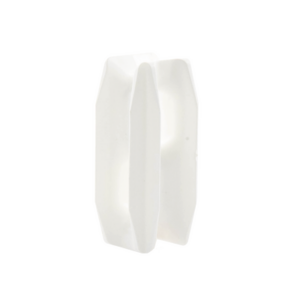 Aislador Blanco para postes de esquina de alta Resistencia con Anti UV de uso en cercos eléctricos