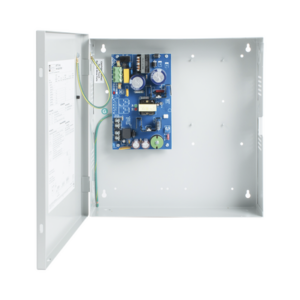 Fuente seleccionable de 12 / 24 Vcd @ 6 Amp. / 1 salida / Ideal para aplicaciones de potencia / Con capacidad de baterías de respaldo / Requieren baterías