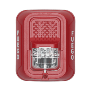 Lámpara Estroboscópica para Montaje en Pared, Color Rojo, Nivel de Candelas Seleccionable, Nuevo Diseño Moderno y Elegante y Menor Consumo de Corriente