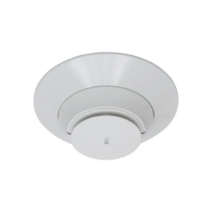 Detector Térmico de Temperatura Fija 57°C Direccionable / Compatible con Paneles Direccionables Silent Knight y Fire Lite / Incluye Base / Color Blanco / UL