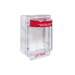 Protector para Estación de Jalón, con Sirena y Espaciador, Texto en Ingles