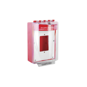 Cubierta Universal con Espaciador y Placa de Montaje, Texto de Incendio en Español