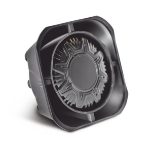 Bocina Compacta de uso rudo, 100 Watts de Potencia, Ideal para vehículos de encubierto, 8 Ohms de Impedancia