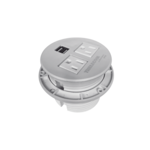 Multicontactos / USB empotrable color blanco, no incluye cable de poder