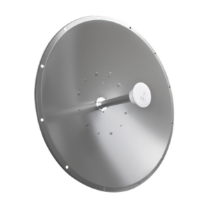 Antena direccional, Ganancia de 34 dBi, rango de frecuencia (4.9 - 6.5 GHz), Conectores N-hembra, Polarización doble, incluye montaje para torre o mástil