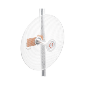 Antena direccional de alta resistencia la viento, Ganancia de 30 dBi, frecuencia (4.9 - 6.5 GHz), Polarización doble, incluye montaje para torre o mástil