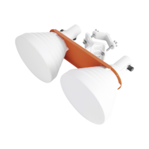 Antena Sectorial Simétrica, doble sector de 30 ° y 19 dBi , Conectividad para alta densidad de usuarios, 4.9-6.5 GHz, Estabilidad en ambientes de alto ruido, Conector N-Hembra, con montaje incluido
