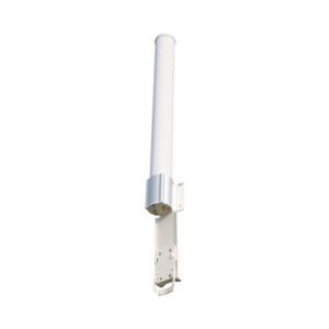 Antena Omnidireccional, mayor distancia de transmisión y recepción de señal en 360º, Doble banda de 2.4 / 5 GHz, Ganancia de 9 dBi, Conector N-macho, Adecuada para entornos exigentes