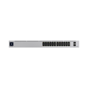 UniFi Switch USW-Pro-24-POE Gen2, Capa 3 de 24 puertos PoE 802.3at/bt + 2 puertos 1/10G SFP+, 400W, pantalla informativa