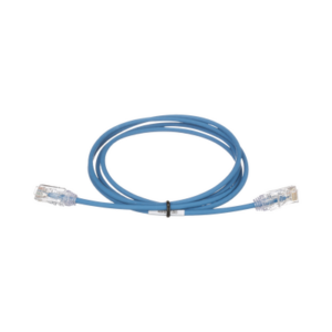 Cable de Parcheo TX6, UTP Cat6, Diámetro Reducido (28AWG), Color Azul, 3ft