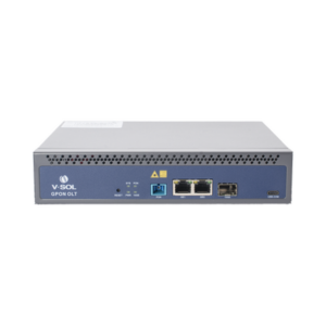 OLT de 1 puerto GPON con 3 puertos Uplink (2 puertos Gigabit Ethernet + 1 puerto SFP/SFP+) , hasta 128 ONUS,