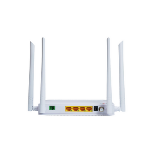 ONU Dual G/EPON con Wi-Fi AC + 4 puertos Gigabit + 1 Puerto SC/APC + 1 Puerto CATV, Hasta 1200 Mbps