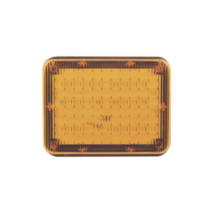 Luz de Advertencia de 9X7", Color Ámbar, Ideal para Ambulancias