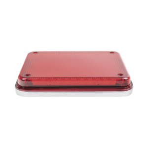 Luz de Advertencia de 9X7", Color Rojo, Ideal para Ambulancias