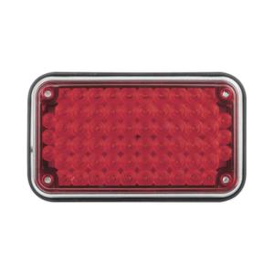 Luz de Advertencia de 6X4", Color Rojo, Ideal para Ambulancias