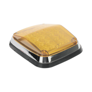 Luz de advertencia de 8 X 6", Color Ámbar, SAE, IP67, Ideal para Ambulancias