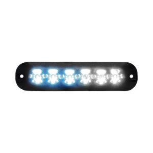 Luz Auxiliar Serie X3705, 6 LEDs Ultra Brillantes, color Azul / Claro