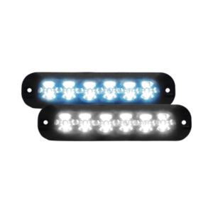 Luz Auxiliar Serie X3705, 6 LEDs Ultra Brillantes, multicolor Azul / Claro