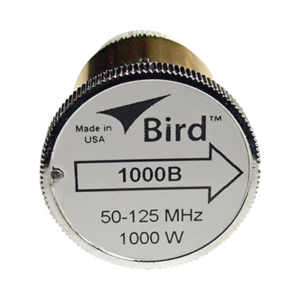 Elemento de Potencia en línea 7/8" a 1000 Watt para Wattmetro BIRD 43, en el Rango de Frecuencia de 50 a 125 MHz.