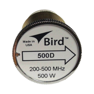 Elemento de 500 Watt en linea 7/8" para Wattmetro BIRD 43 en Rango de Frecuencia de 200-500 MHz